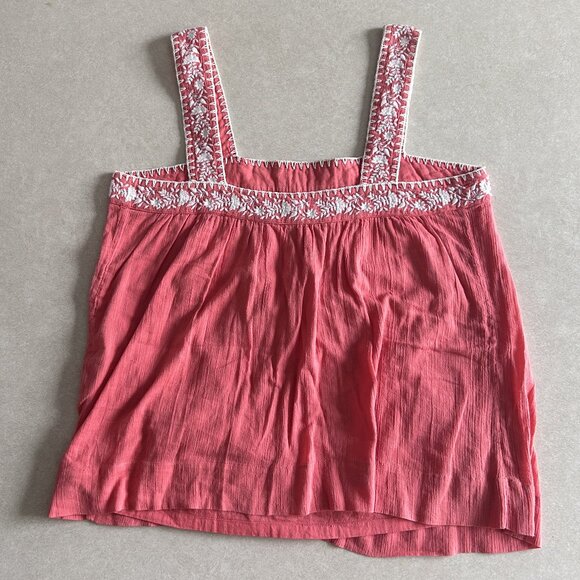 RARE Coral Embroidered Tank ASO Princess Protection Program - Picture 3 of 5